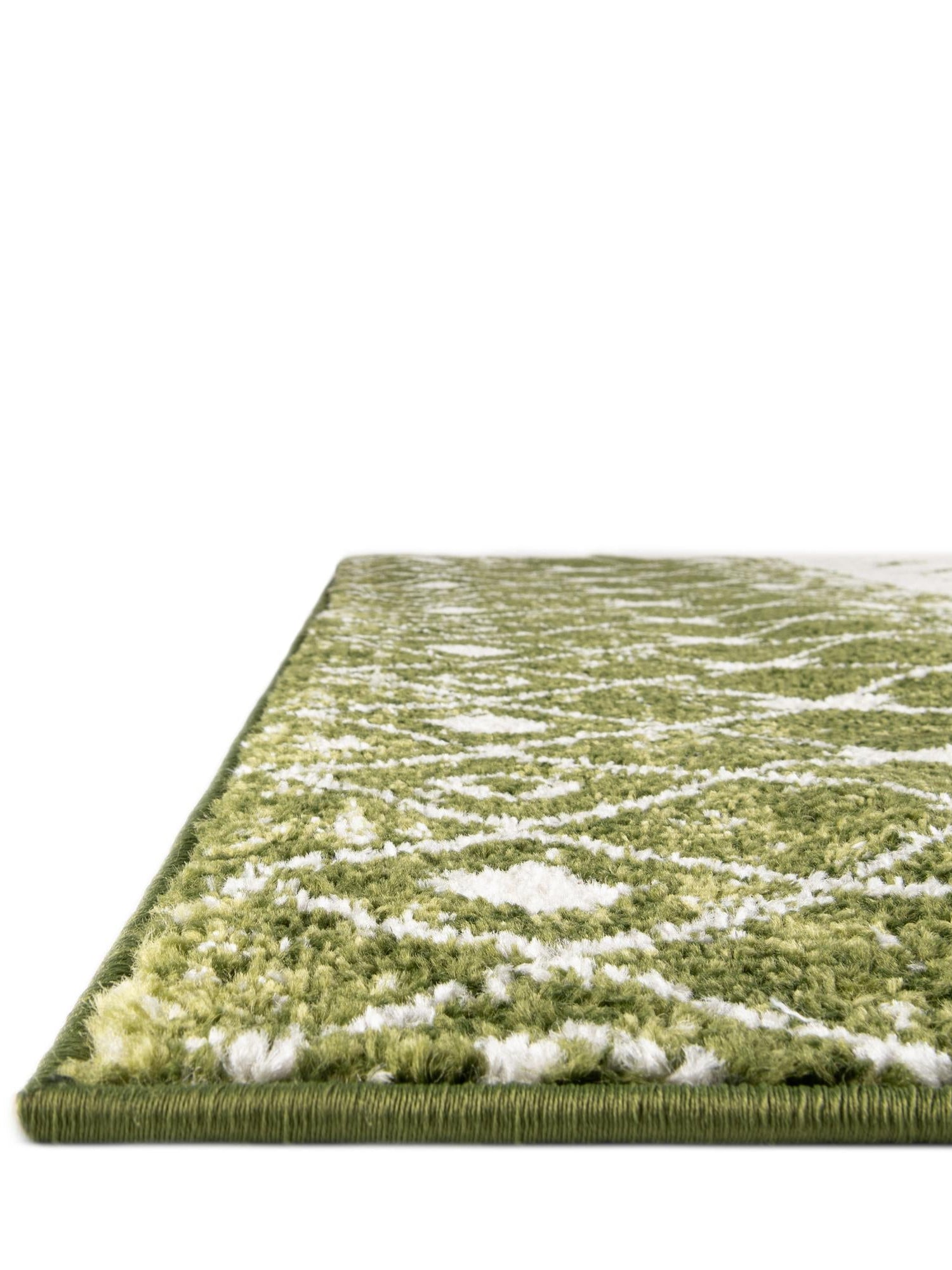Ivory Green 5' 3 x 5' 3 Tribal Trellis Square Area Rug Geometric Southwestern Inspired Durable Carpet for Home Interior Design for Sale at Rug Engine