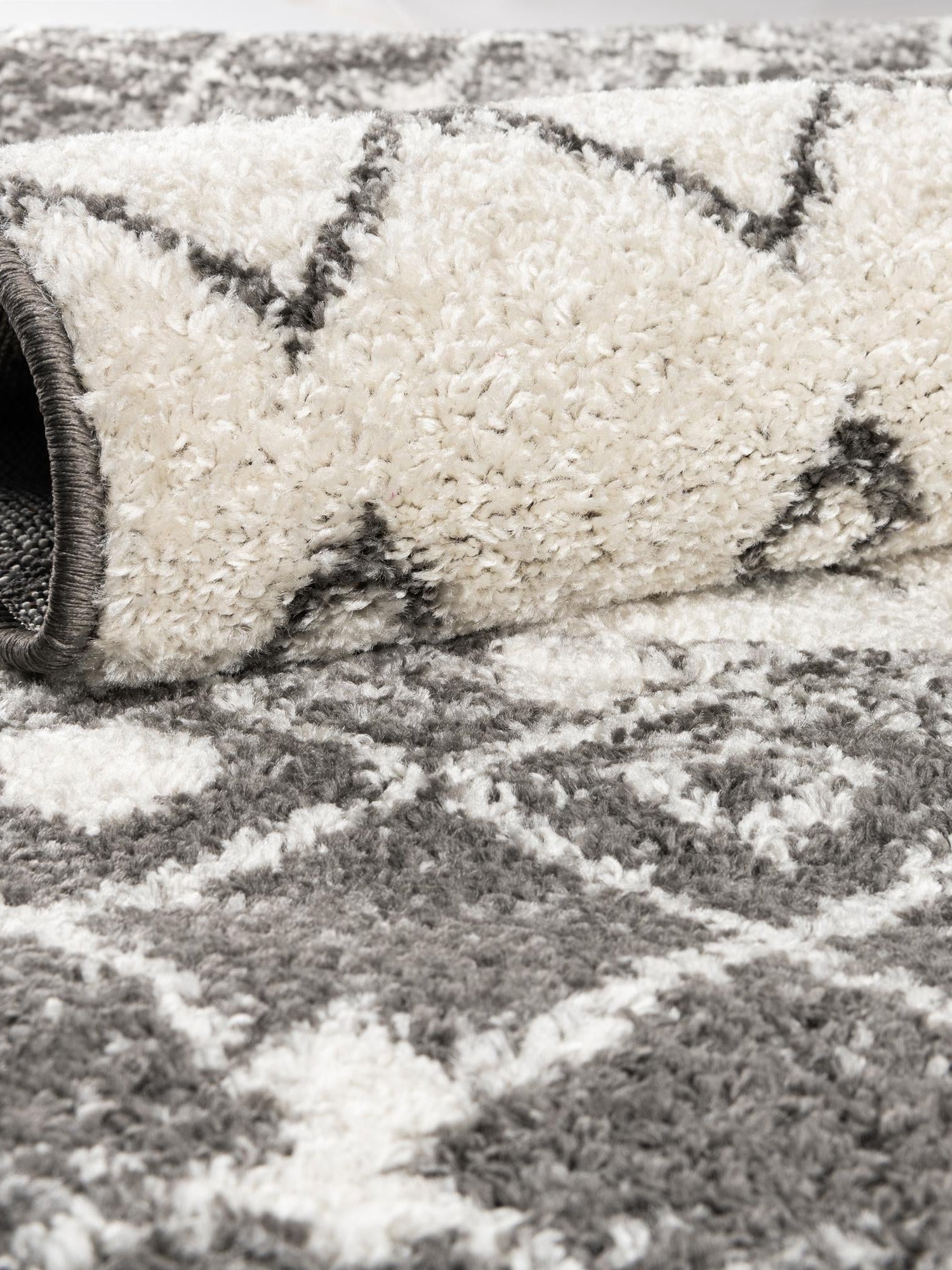 Ivory and Gray 3' 1 x 3' 1 Tribal Trellis Square Area Rug Geometric Southwestern Inspired Durable Carpet for Home Interior Design for Sale at Rug Engine