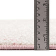 Ivory and Pink 10' x 13' Tribal Trellis Rectangle Area Rug Geometric Southwestern Inspired Durable Carpet for Home Interior Design for Sale at Rug Engine