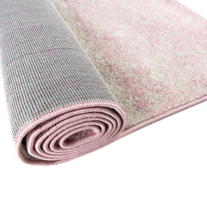 Ivory and Pink 10' x 13' Tribal Trellis Rectangle Area Rug Geometric Southwestern Inspired Durable Carpet for Home Interior Design for Sale at Rug Engine