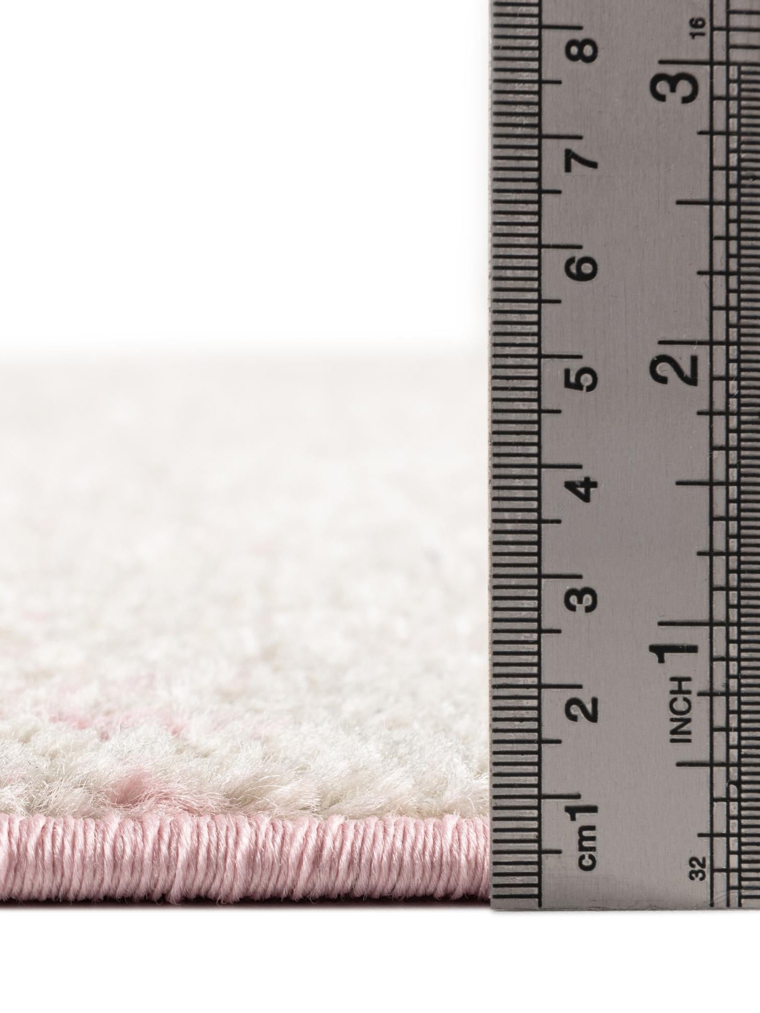 Ivory and Pink 3' 3 x 3' 3 Tribal Trellis Round Area Rug Geometric Southwestern Inspired Durable Carpet for Home Interior Design for Sale at Rug Engine
