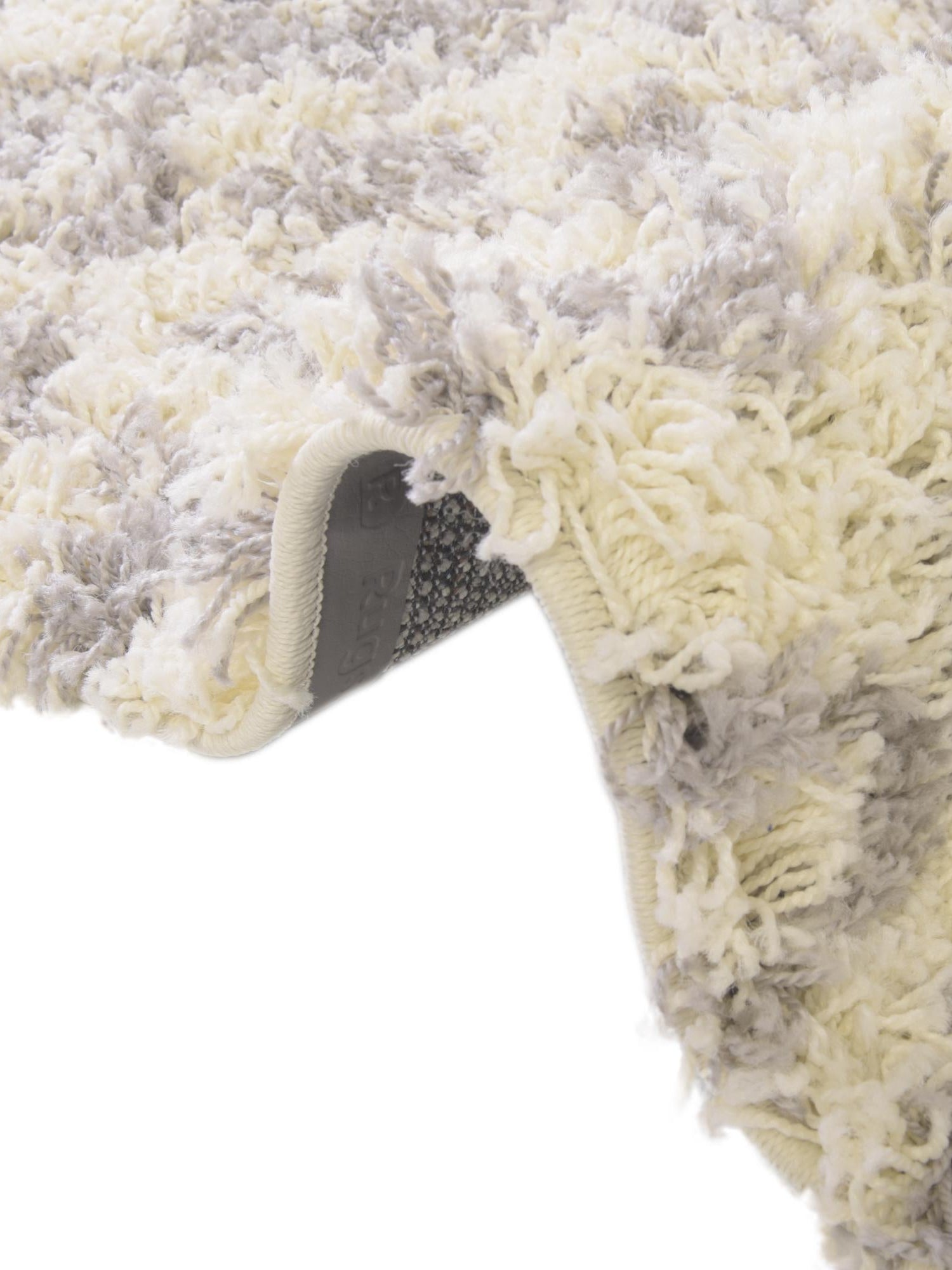 Ivory 5' 3 x 8' Moroccan Trellis Shag Rectangle Area Rug Thick Soft Touch Fluffy & Plush Shaggy Pile 100% Polypropylene Geometric Traditional Carpet for Sale at Rug Engine