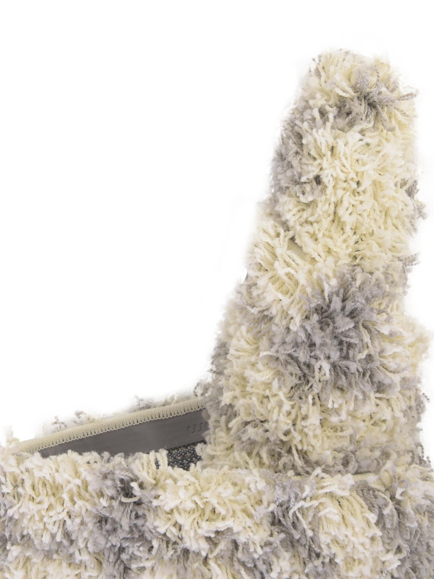 Ivory 2' x 5' 1 Moroccan Trellis Shag Runner Area Rug Thick Soft Touch Fluffy & Plush Shaggy Pile 100% Polypropylene Geometric Traditional Carpet for Sale at Rug Engine