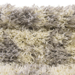 Ivory 2' x 5' 1 Moroccan Trellis Shag Runner Area Rug Thick Soft Touch Fluffy & Plush Shaggy Pile