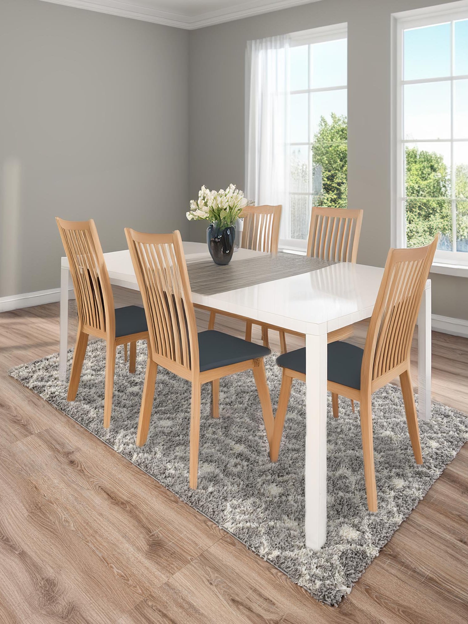 Gray 10' x 14' 1 Moroccan Trellis Shag Rectangle Area Rug Thick Soft Touch Fluffy & Plush Shaggy Pile 100% Polypropylene Geometric Traditional Carpet for Sale at Rug Engine