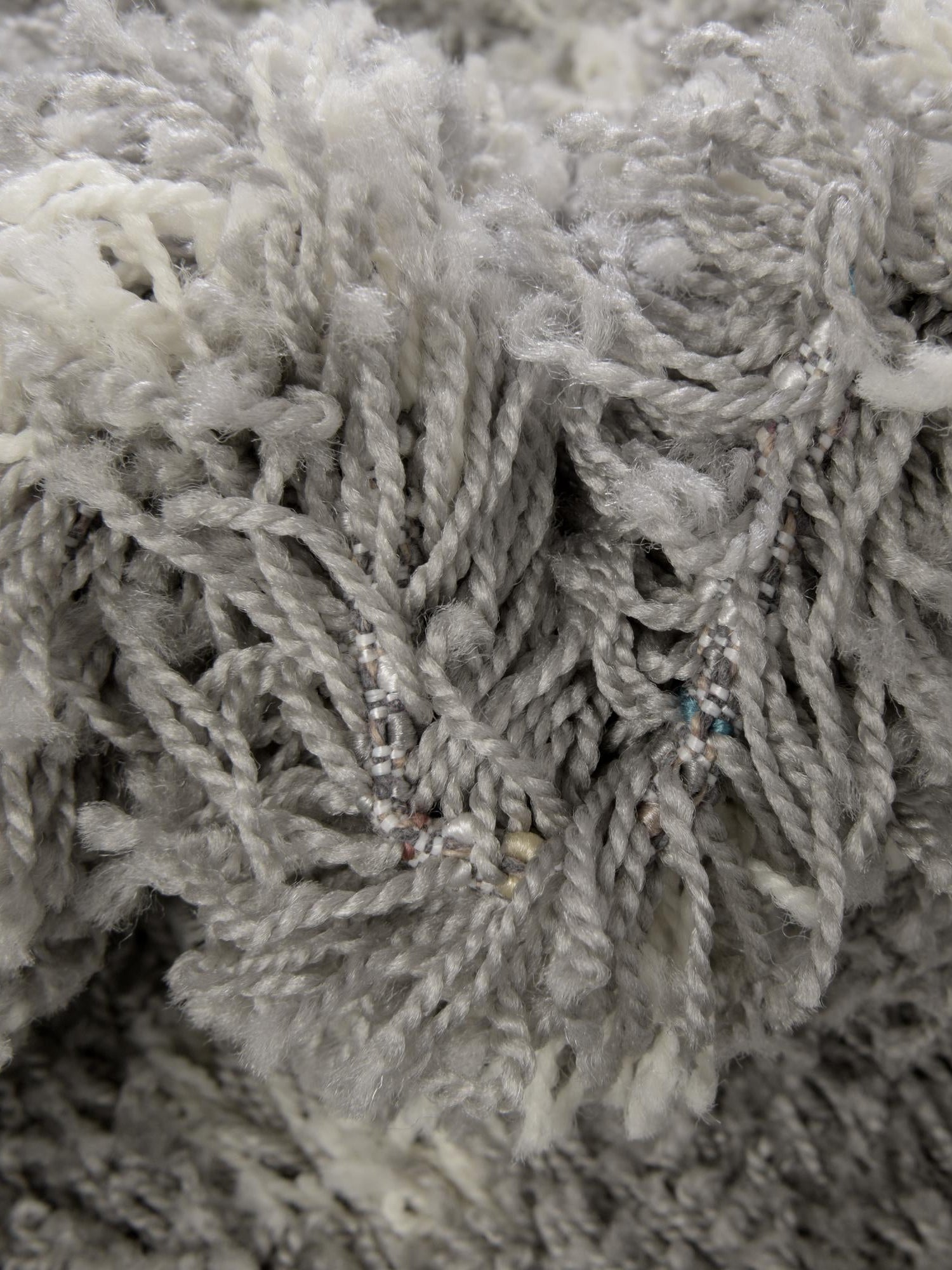 Gray 2' x 8' Moroccan Trellis Shag Runner Area Rug Thick Soft Touch Fluffy & Plush Shaggy Pile 100% Polypropylene Geometric Traditional Carpet for Sale at Rug Engine