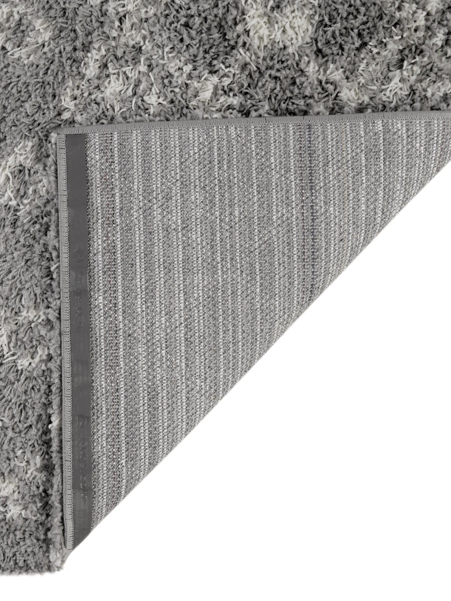 Gray 2' x 7' 1 Moroccan Trellis Shag Runner Area Rug Thick Soft Touch Fluffy & Plush Shaggy Pile 100% Polypropylene Geometric Traditional Carpet for Sale at Rug Engine