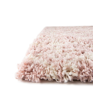 Light Pink 6' x 9' Moroccan Trellis Shag Rectangle Rug