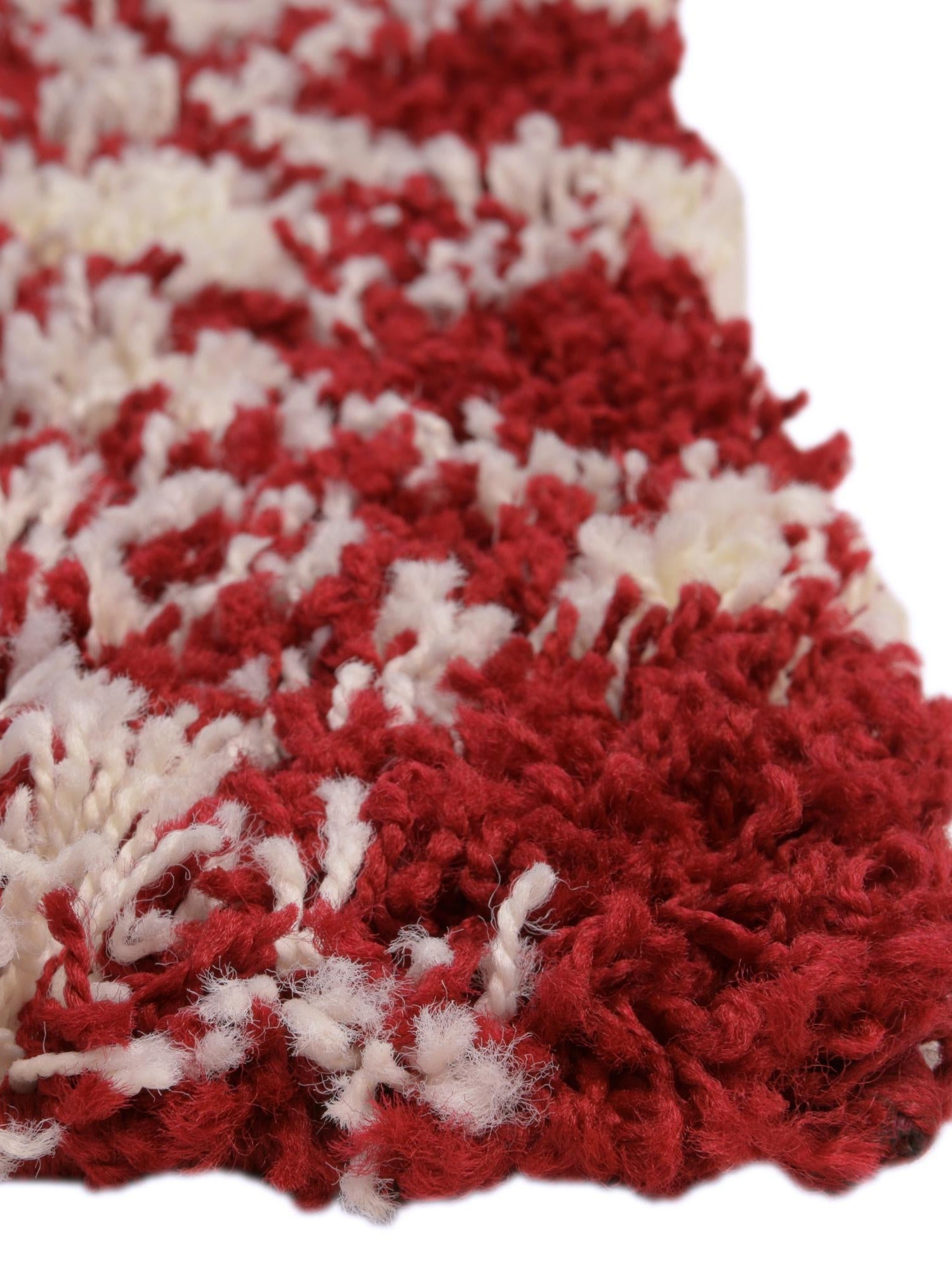Burgundy Red 2' x 7' 1 Moroccan Trellis Shag Runner Area Rug Thick Soft Touch Fluffy & Plush Shaggy Pile 100% Polypropylene Geometric Traditional Carpet for Sale at Rug Engine