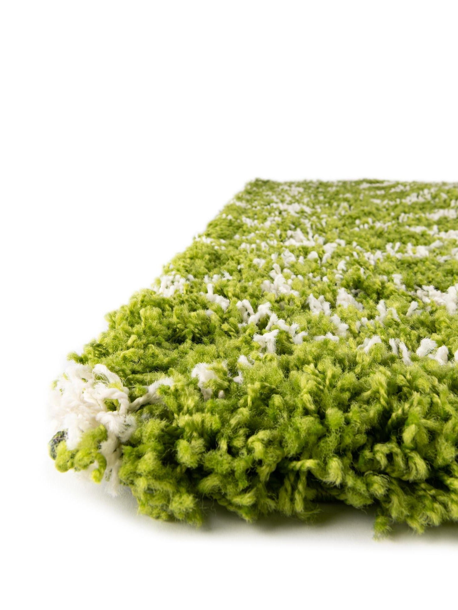 Green 10' x 10' Moroccan Trellis Shag Square Area Rug Thick Soft Touch Fluffy & Plush Shaggy Pile 100% Polypropylene Geometric Traditional Carpet for Sale at Rug Engine