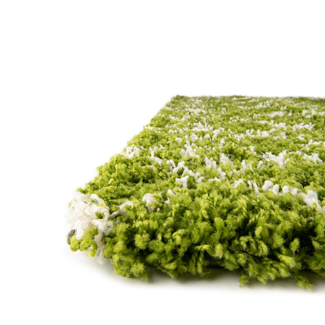 Green 3' 3 x 16' 5 Moroccan Trellis Shag Runner Rug