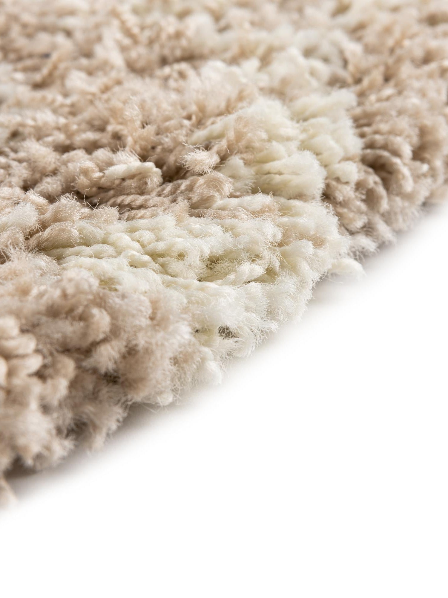 Light Brown 7' 10 x 7' 10 Moroccan Trellis Shag Round Area Rug Thick Soft Touch Fluffy & Plush Shaggy Pile 100% Polypropylene Geometric Traditional Carpet for Sale at Rug Engine