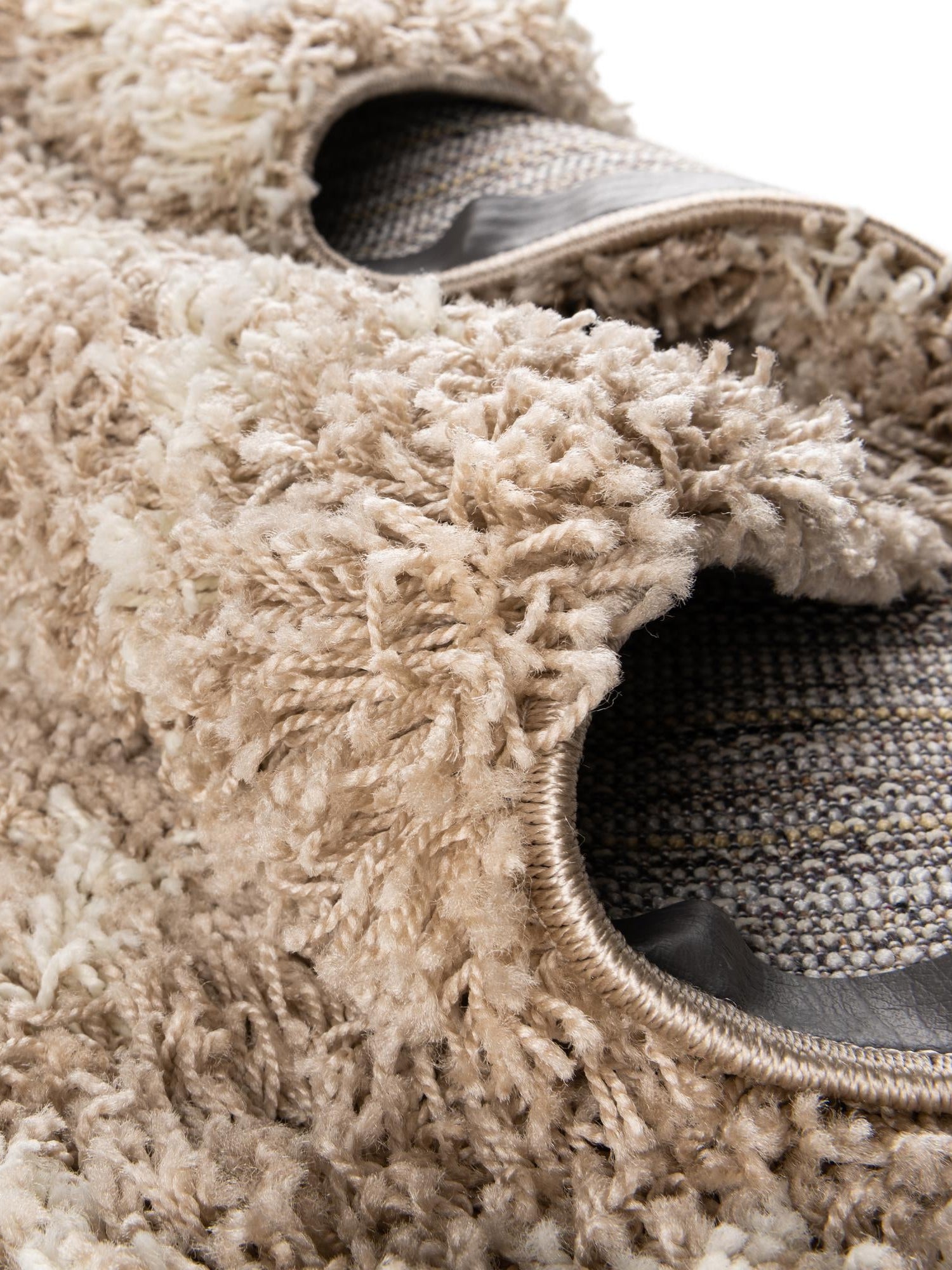 Light Brown 6' 1 x 6' 1 Moroccan Trellis Shag Round Area Rug Thick Soft Touch Fluffy & Plush Shaggy Pile 100% Polypropylene Geometric Traditional Carpet for Sale at Rug Engine