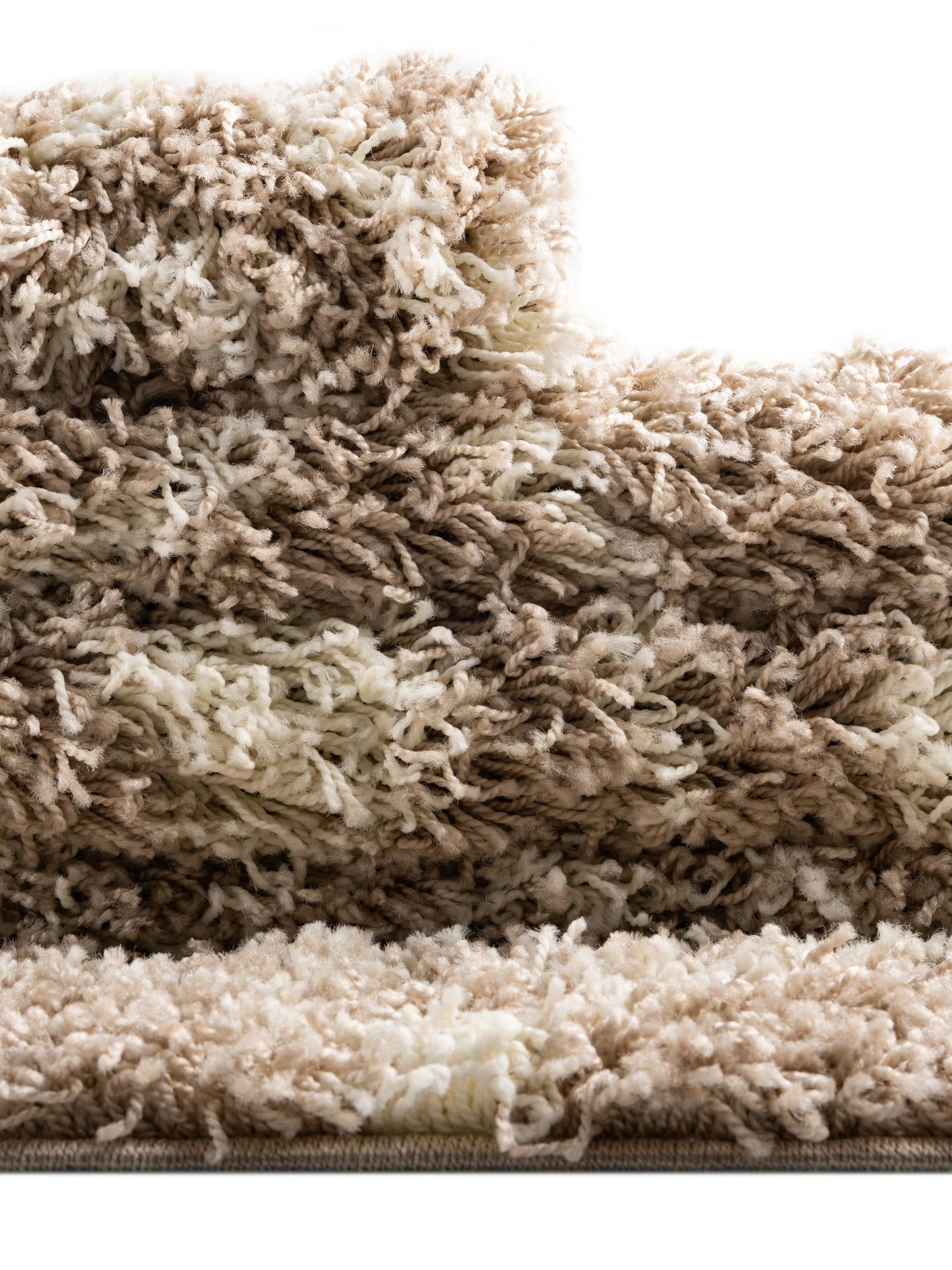 Light Brown 6' 1 x 6' 1 Moroccan Trellis Shag Round Area Rug Thick Soft Touch Fluffy & Plush Shaggy Pile 100% Polypropylene Geometric Traditional Carpet for Sale at Rug Engine