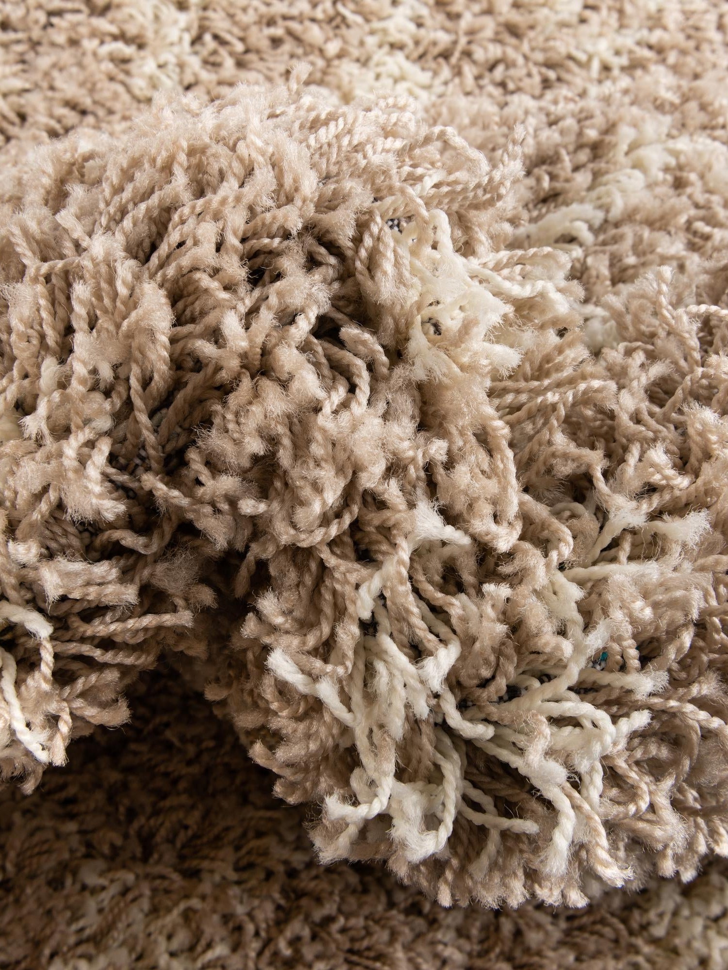 Light Brown 10' x 10' Moroccan Trellis Shag Square Area Rug Thick Soft Touch Fluffy & Plush Shaggy Pile 100% Polypropylene Geometric Traditional Carpet for Sale at Rug Engine