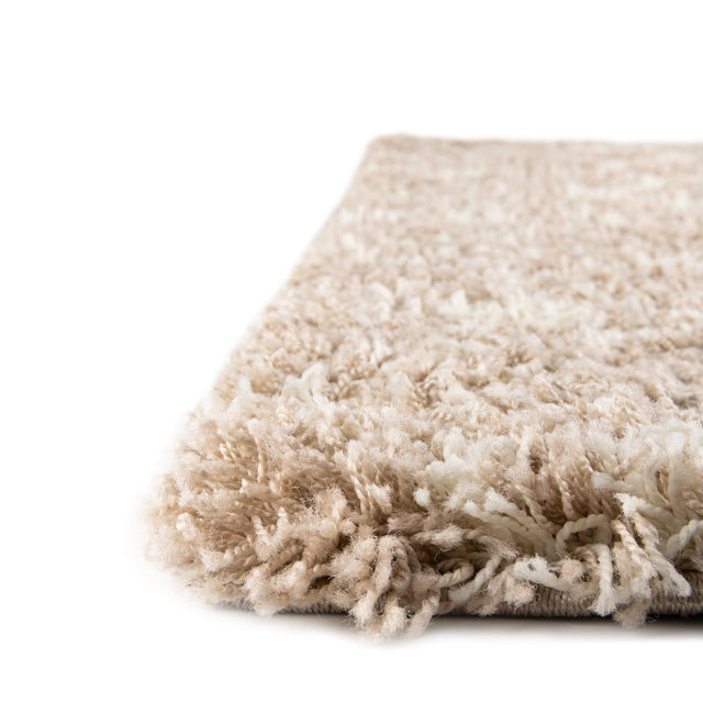 Light Brown 2' x 7' Moroccan Trellis Shag Runner Rug