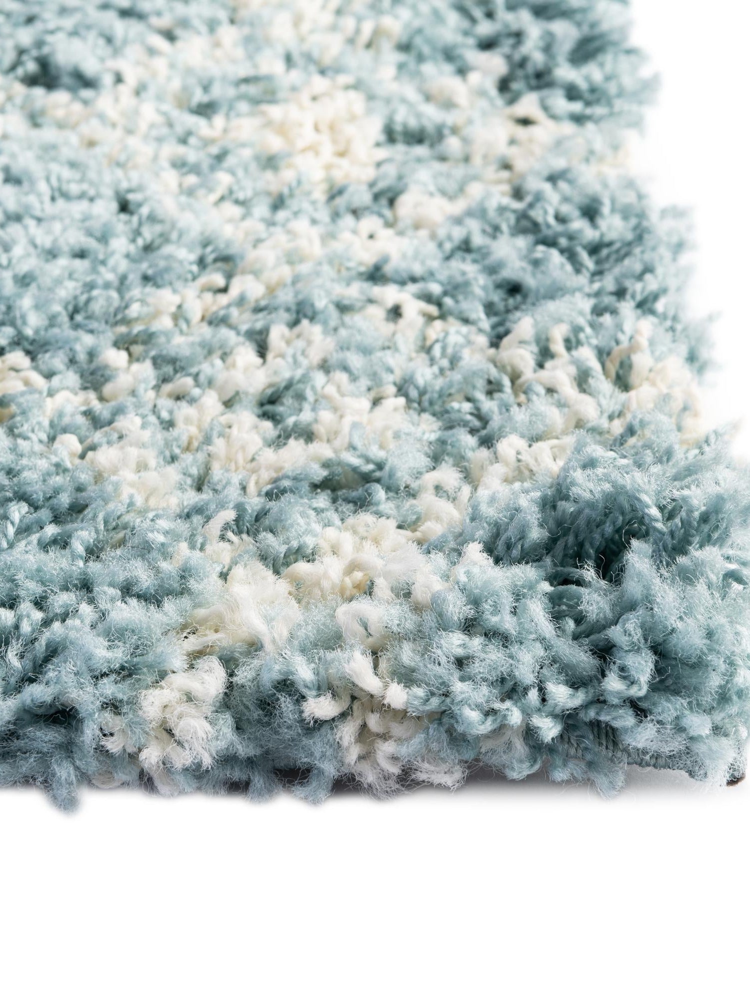 Light Blue 6' 1 x 9' Moroccan Trellis Shag Rectangle Area Rug Thick Soft Touch Fluffy & Plush Shaggy Pile 100% Polypropylene Geometric Traditional Carpet for Sale at Rug Engine