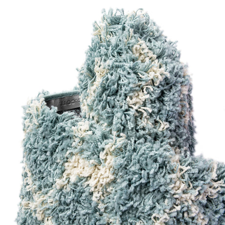 Light Blue 6' 1 x 6' 1 Moroccan Trellis Shag Square Area Rug Thick Soft Touch Fluffy & Plush Shaggy Pile 100% Polypropylene Geometric Traditional Carpet for Sale at Rug Engine