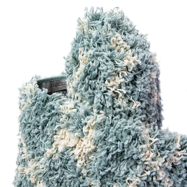 Light Blue 2' x 7' 1 Moroccan Trellis Shag Runner Area Rug Thick Soft Touch Fluffy & Plush Shaggy Pile