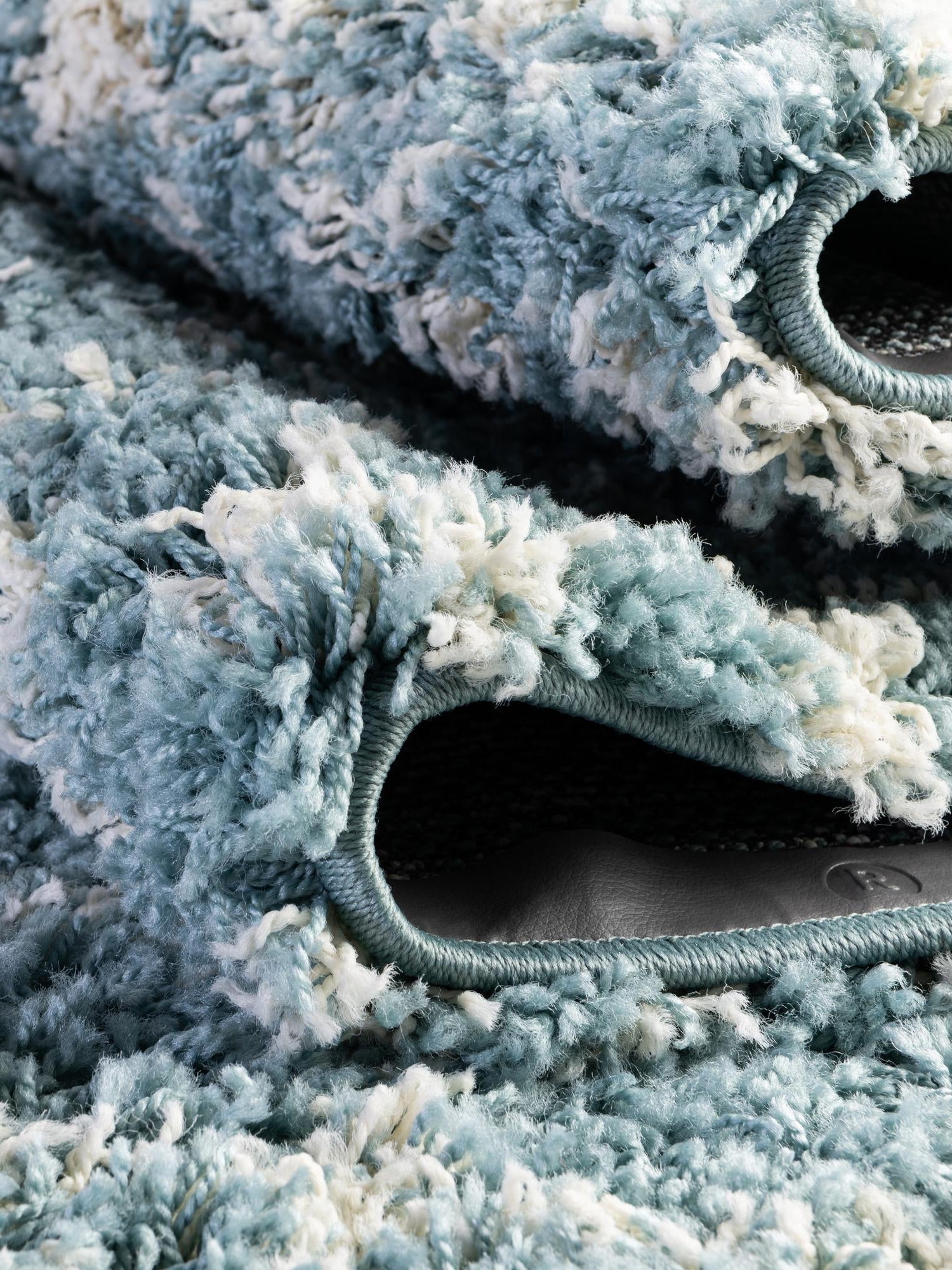 Light Blue 2' x 8' Moroccan Trellis Shag Runner Area Rug Thick Soft Touch Fluffy & Plush Shaggy Pile 100% Polypropylene Geometric Traditional Carpet for Sale at Rug Engine