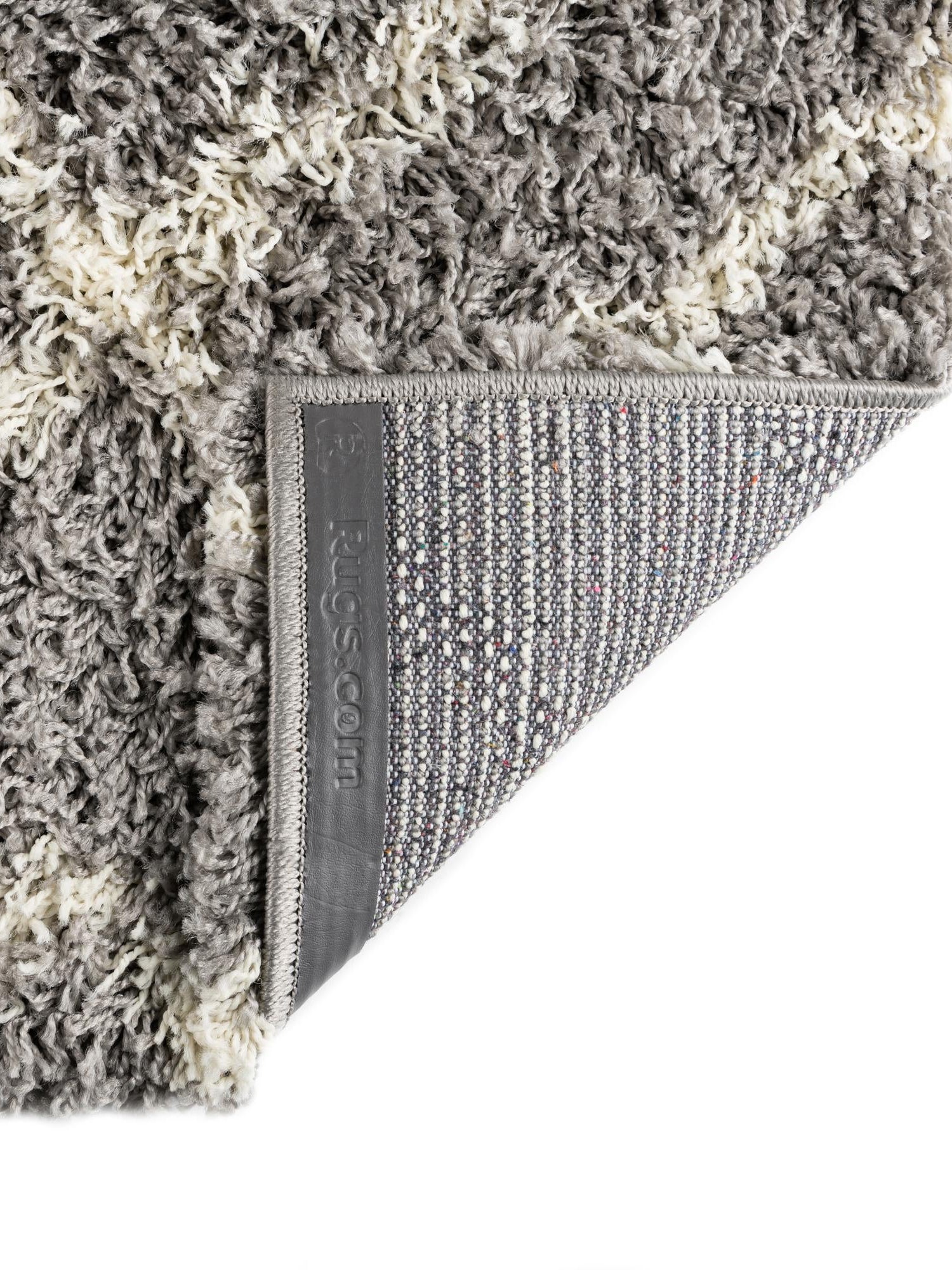Gray 7' 10 x 7' 10 Trellis Shag Square Area Rug Thick Soft Touch Fluffy & Plush Shaggy Pile Geometric Modern Unique Carpet for Home Interior Design for Sale at Rug Engine