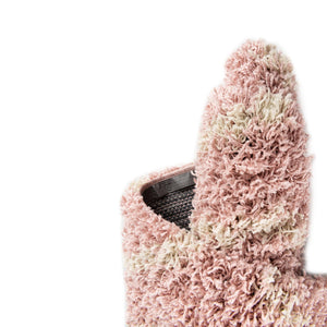 Light Pink 10' x 10' Trellis Shag Square Area Rug Thick Soft Touch Fluffy & Plush Shaggy Pile