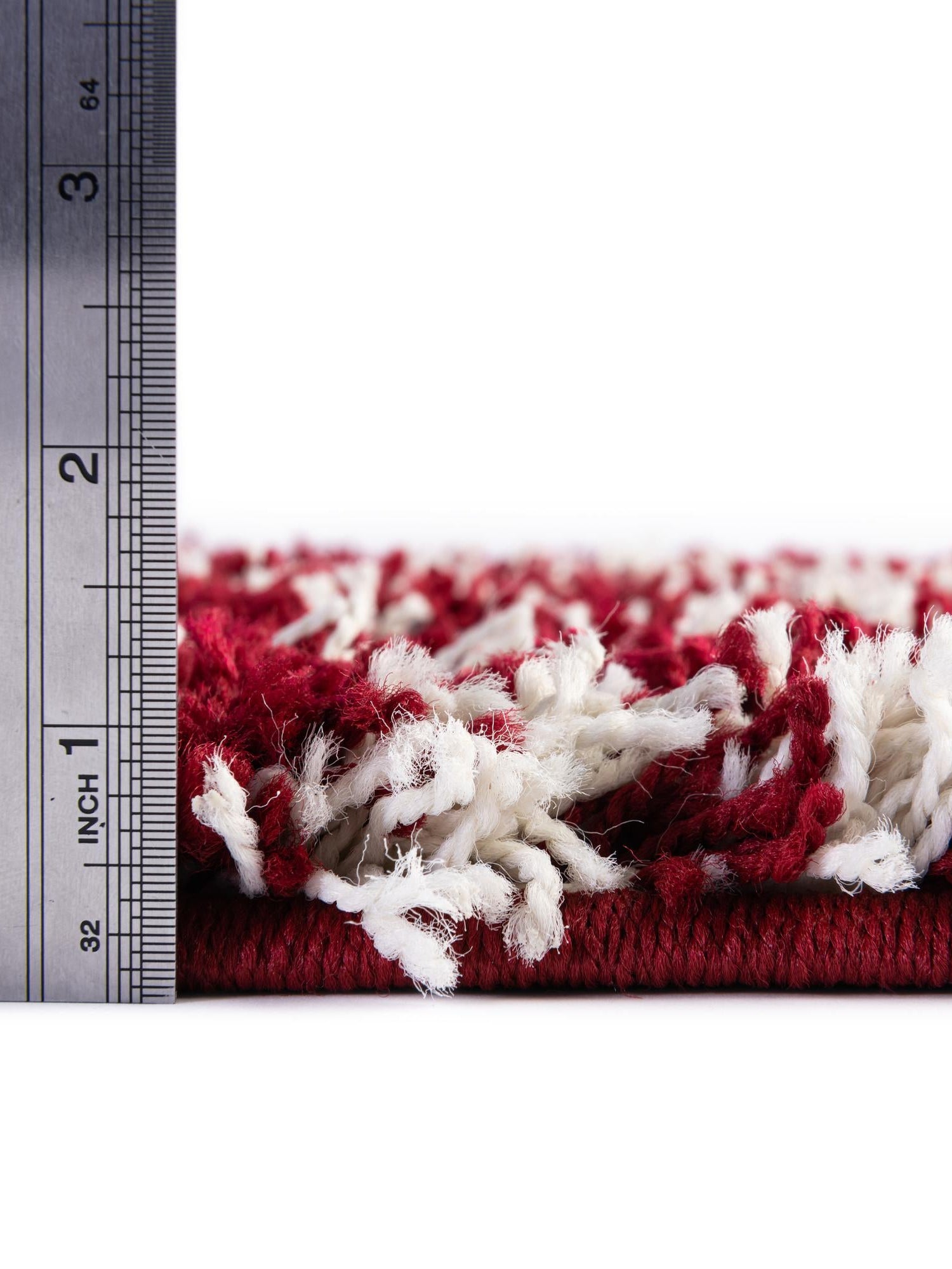 Burgundy Red 10' x 10' Trellis Shag Round Area Rug Thick Soft Touch Fluffy & Plush Shaggy Pile Geometric Modern Unique Carpet for Home Interior Design for Sale at Rug Engine