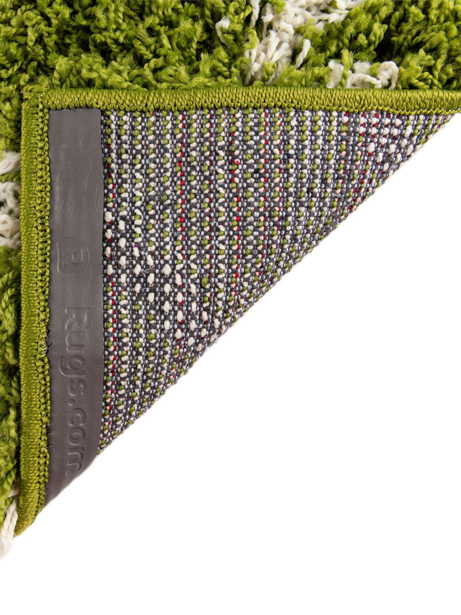 Green 5' 3 x 5' 3 Trellis Shag Square Area Rug Thick Soft Touch Fluffy & Plush Shaggy Pile Geometric Modern Unique Carpet for Home Interior Design for Sale at Rug Engine