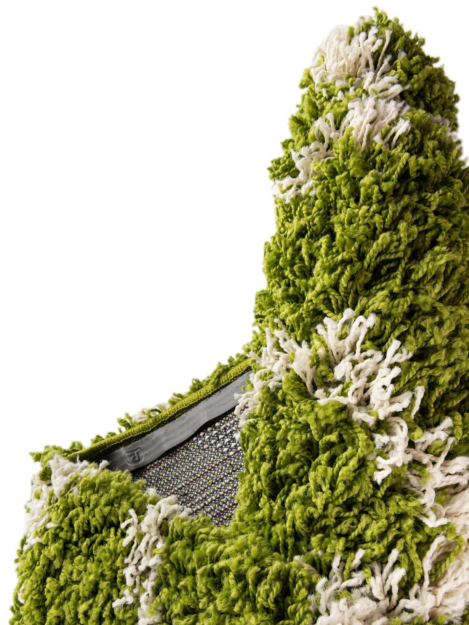 Green 2' 7 x 12' Trellis Shag Runner Area Rug Thick Soft Touch Fluffy & Plush Shaggy Pile Geometric Modern Unique Carpet for Home Interior Design for Sale at Rug Engine
