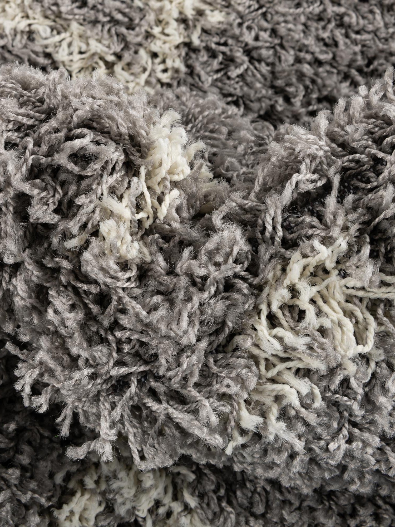 Gray 10' 8 x 14' Trellis Shag Rectangle Area Rug Thick Soft Touch Fluffy & Plush Shaggy Pile Geometric Modern Unique Carpet for Home Interior Design for Sale at Rug Engine
