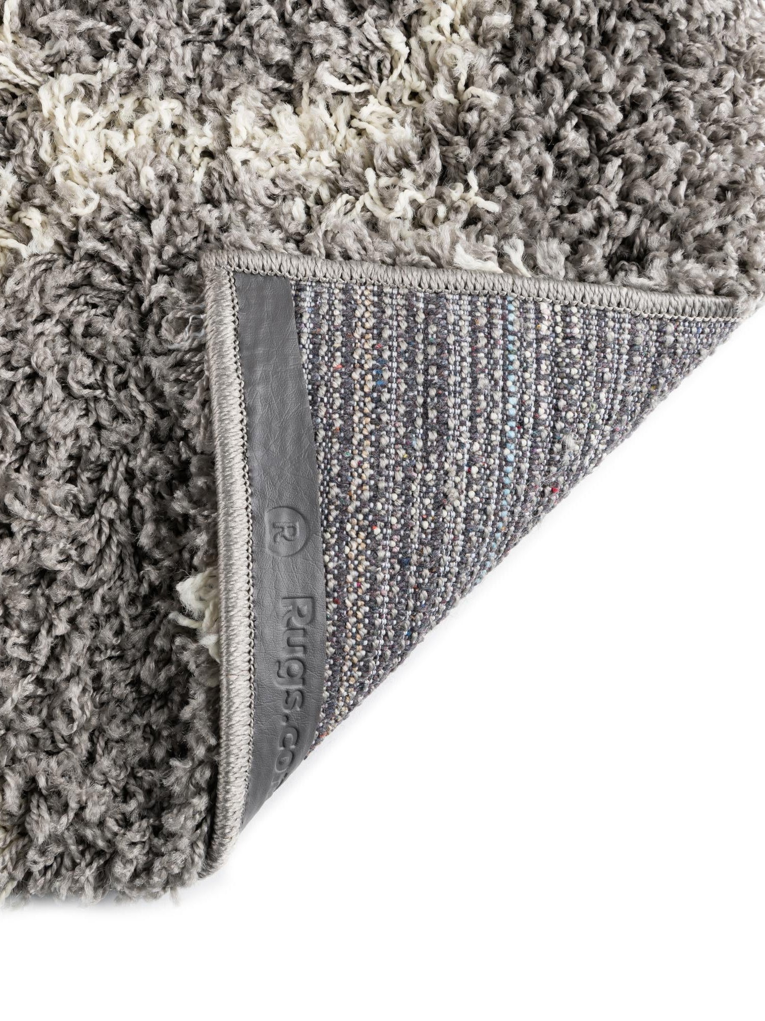 Gray 2' x 5' Trellis Shag Runner Area Rug Thick Soft Touch Fluffy & Plush Shaggy Pile Geometric Modern Unique Carpet for Home Interior Design for Sale at Rug Engine