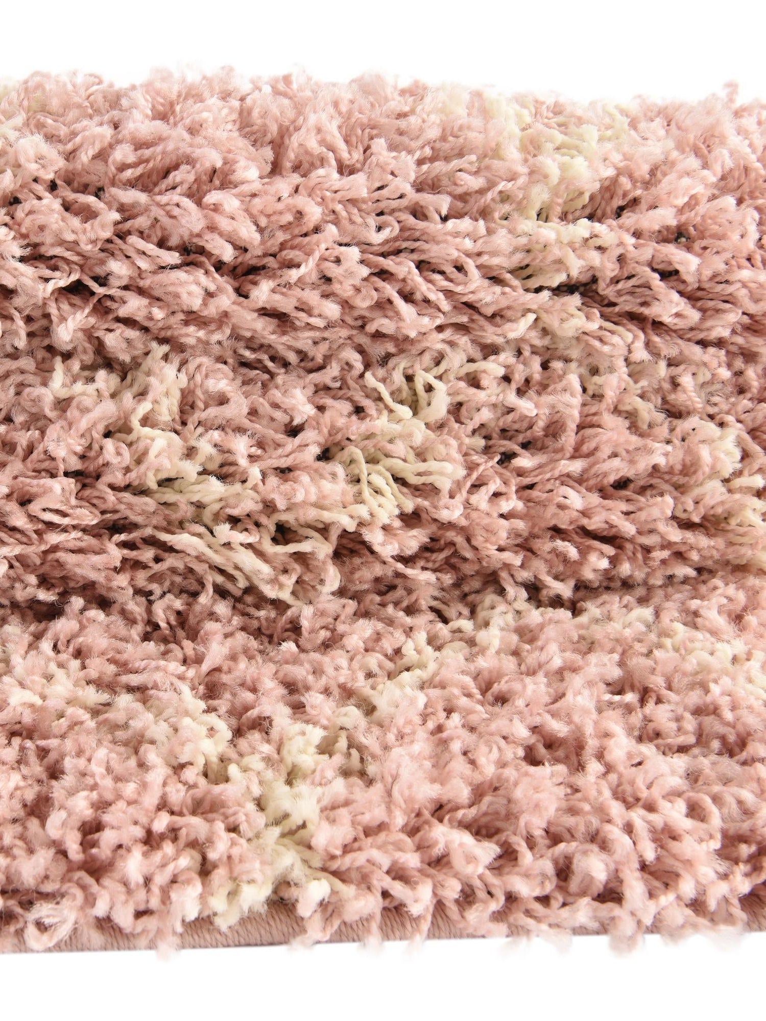 Light Pink 10' x 10' Trellis Shag Square Area Rug Thick Soft Touch Fluffy & Plush Shaggy Pile Geometric Modern Unique Carpet for Home Interior Design for Sale at Rug Engine