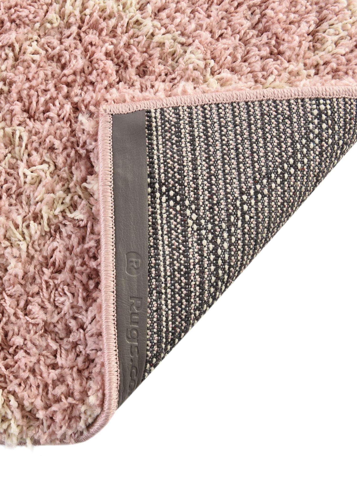 Light Pink 2' 7 x 12' Trellis Shag Runner Area Rug Thick Soft Touch Fluffy & Plush Shaggy Pile Geometric Modern Unique Carpet for Home Interior Design for Sale at Rug Engine