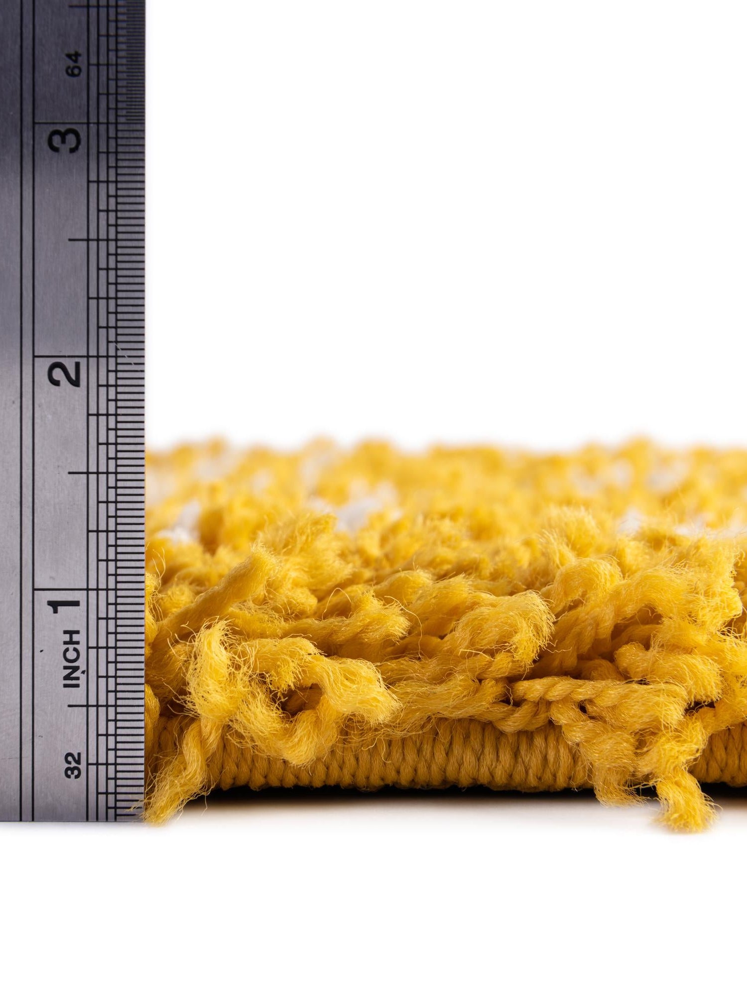 Yellow 3' 3 x 3' 3 Trellis Shag Round Area Rug Thick Soft Touch Fluffy & Plush Shaggy Pile Geometric Modern Unique Carpet for Home Interior Design for Sale at Rug Engine