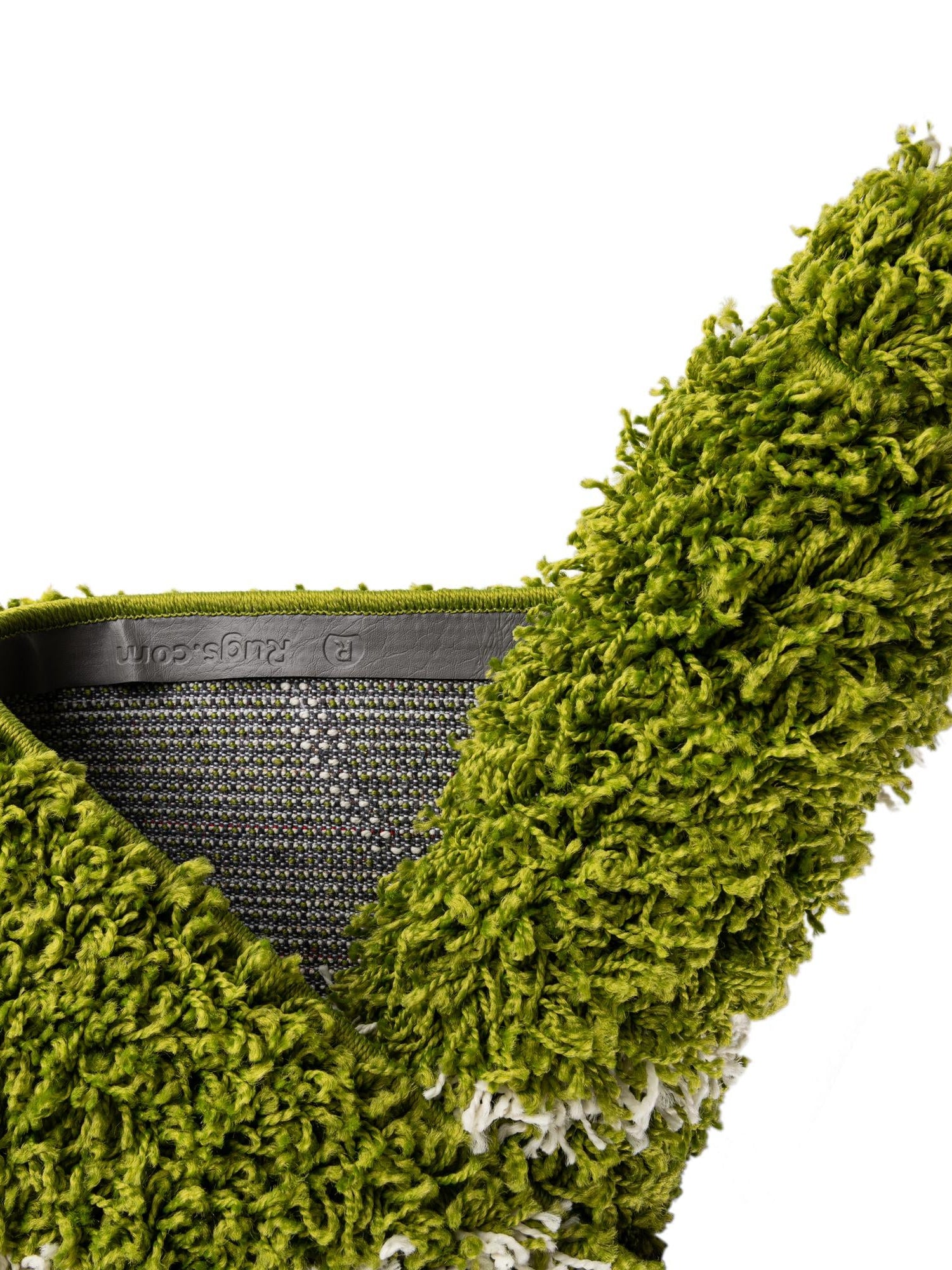 Green 10' x 10' Trellis Shag Square Area Rug Thick Soft Touch Fluffy & Plush Shaggy Pile Geometric Modern Unique Carpet for Home Interior Design for Sale at Rug Engine