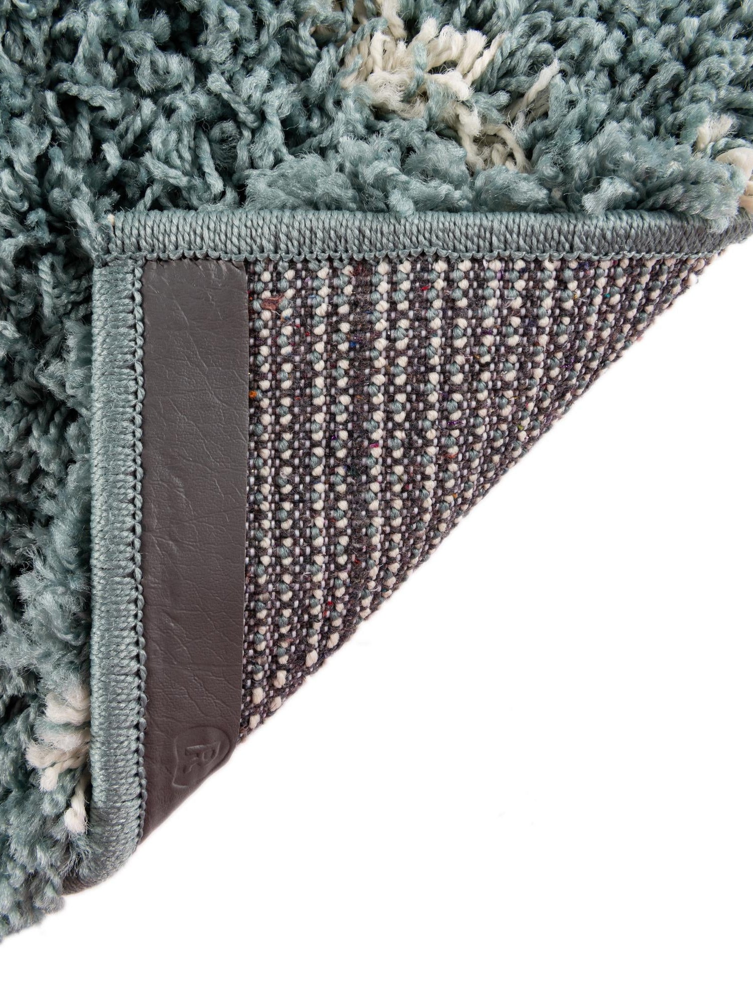 Light Blue 7' 10 x 10' Trellis Shag Rectangle Area Rug Thick Soft Touch Fluffy & Plush Shaggy Pile Geometric Modern Unique Carpet for Home Interior Design for Sale at Rug Engine