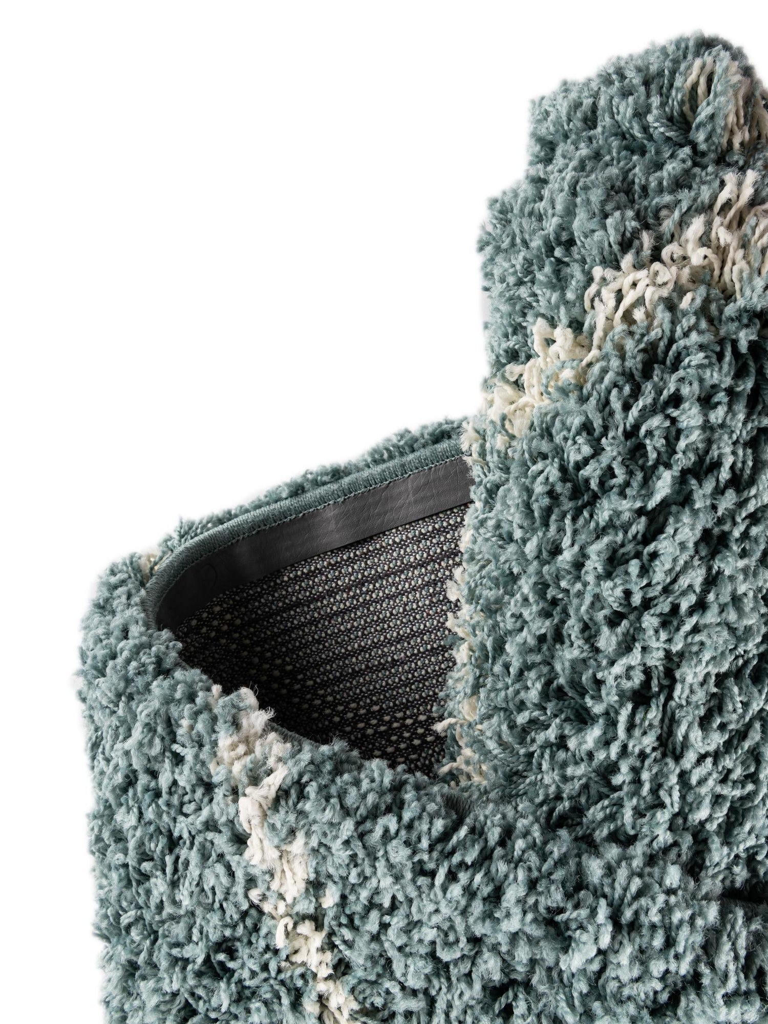 Light Blue 10' x 13' Trellis Shag Rectangle Area Rug Thick Soft Touch Fluffy & Plush Shaggy Pile Geometric Modern Unique Carpet for Home Interior Design for Sale at Rug Engine