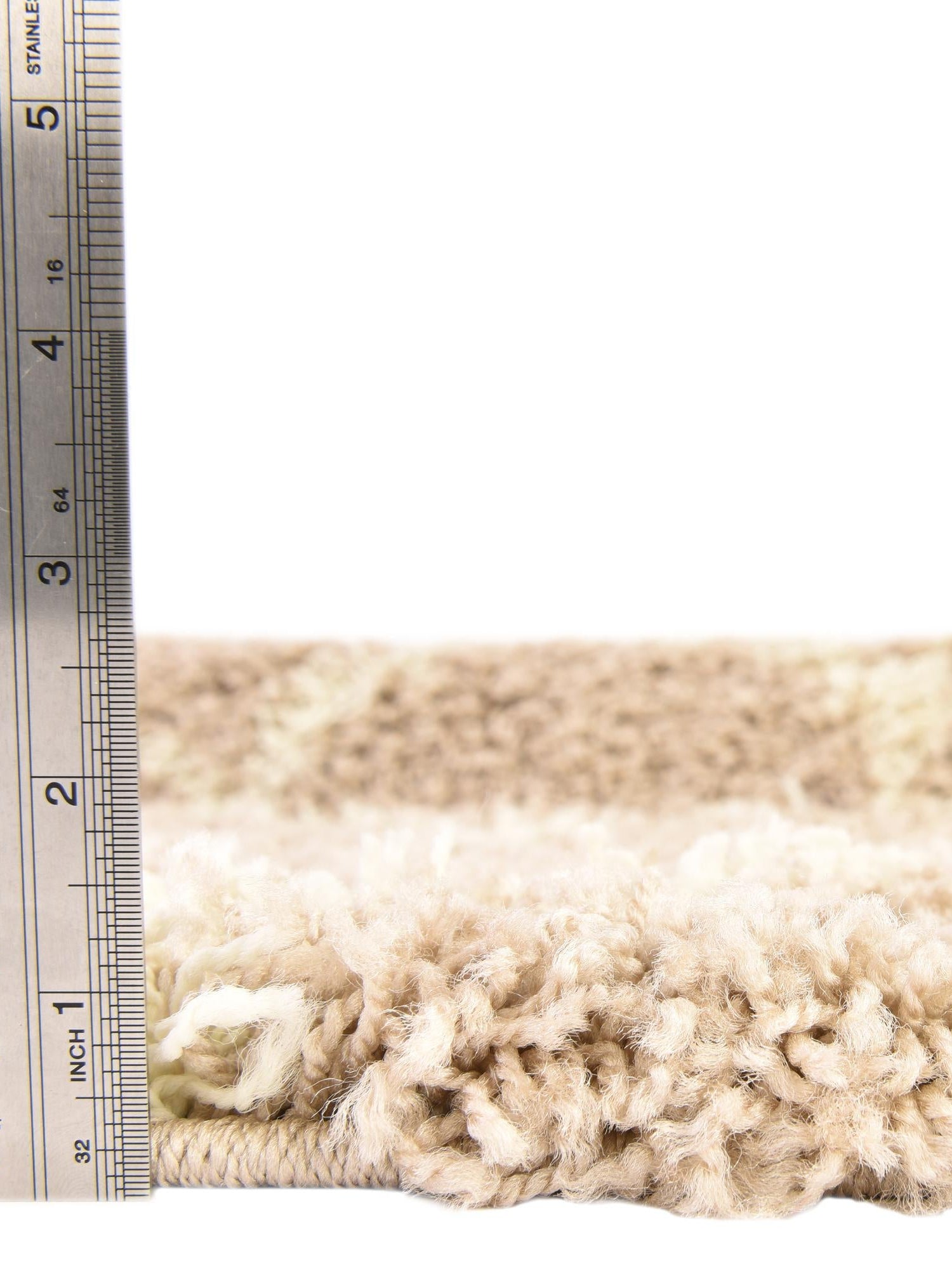 Light Brown 5' 3 x 8' Trellis Shag Rectangle Area Rug Thick Soft Touch Fluffy & Plush Shaggy Pile Geometric Modern Unique Carpet for Home Interior Design for Sale at Rug Engine