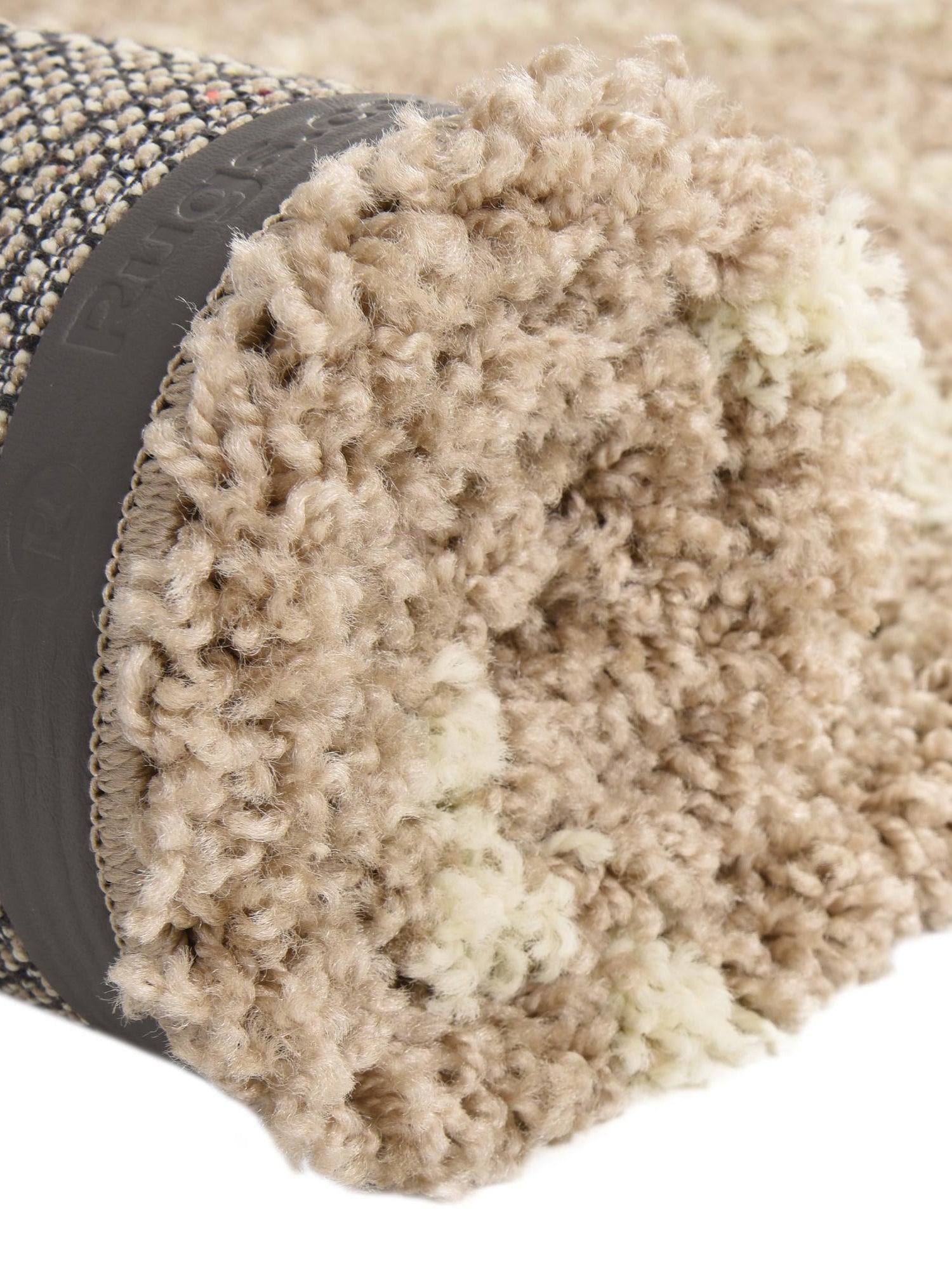 Light Brown 6' x 6' Trellis Shag Round Area Rug Thick Soft Touch Fluffy & Plush Shaggy Pile Geometric Modern Unique Carpet for Home Interior Design for Sale at Rug Engine