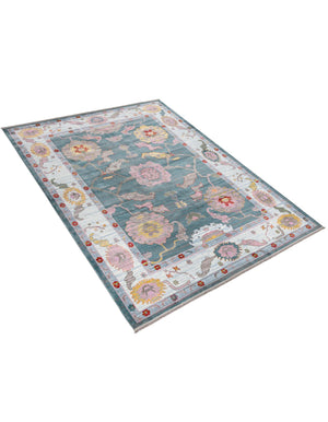 Gray and Blue 10' x 14' Paragon Rectangle Area Rug 100% Polypropylene Colorful Vivid Boho Style Modern Carpet for Unique Interiors for Sale at Rug Engine