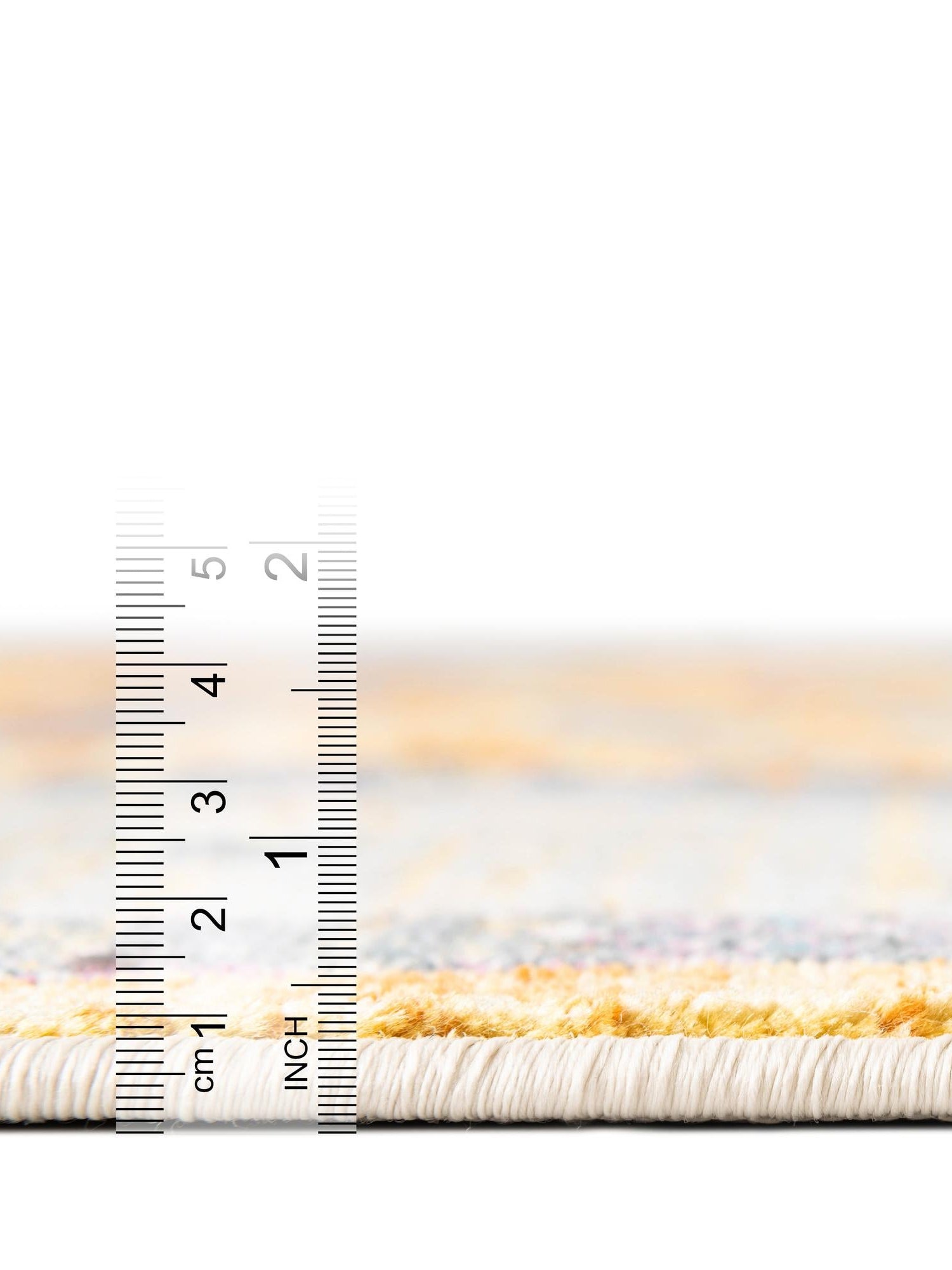 Yellow 5' 5 x 5' 5 Paragon Square Area Rug 100% Polypropylene Colorful Vivid Boho Style Modern Carpet for Unique Interiors for Sale at Rug Engine