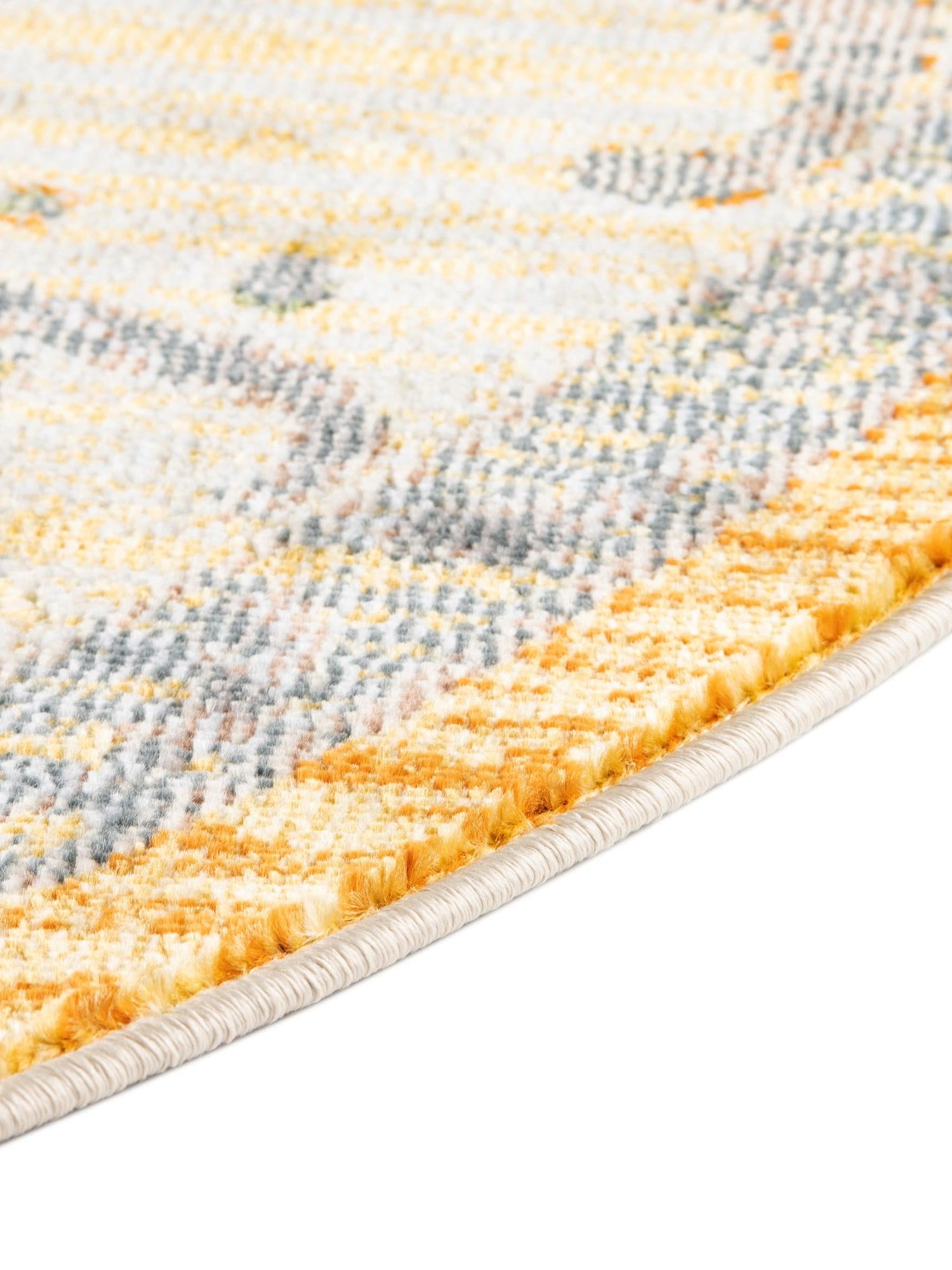 Yellow 8' 2 x 10' Paragon Oval Area Rug 100% Polypropylene Colorful Vivid Boho Style Modern Carpet for Unique Interiors for Sale at Rug Engine