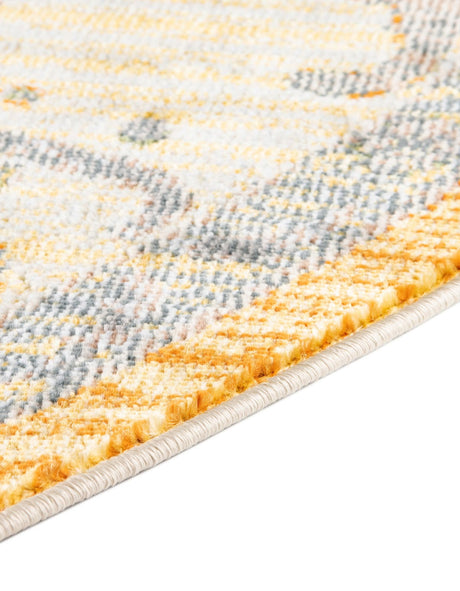 Yellow 8' 2 x 8' 2 Paragon Octagon Area Rug 100% Polypropylene Colorful Vivid Boho Style Modern Carpet for Unique Interiors for Sale at Rug Engine