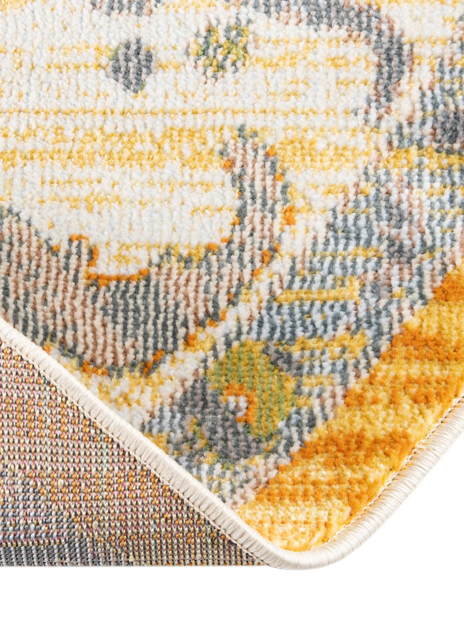 Yellow 8' 2 x 8' 2 Paragon Octagon Area Rug 100% Polypropylene Colorful Vivid Boho Style Modern Carpet for Unique Interiors for Sale at Rug Engine