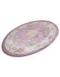 Pink 8' 2 x 10' Paragon Oval Area Rug 100% Polypropylene Colorful Vivid Boho Style Modern Carpet for Unique Interiors for Sale at Rug Engine