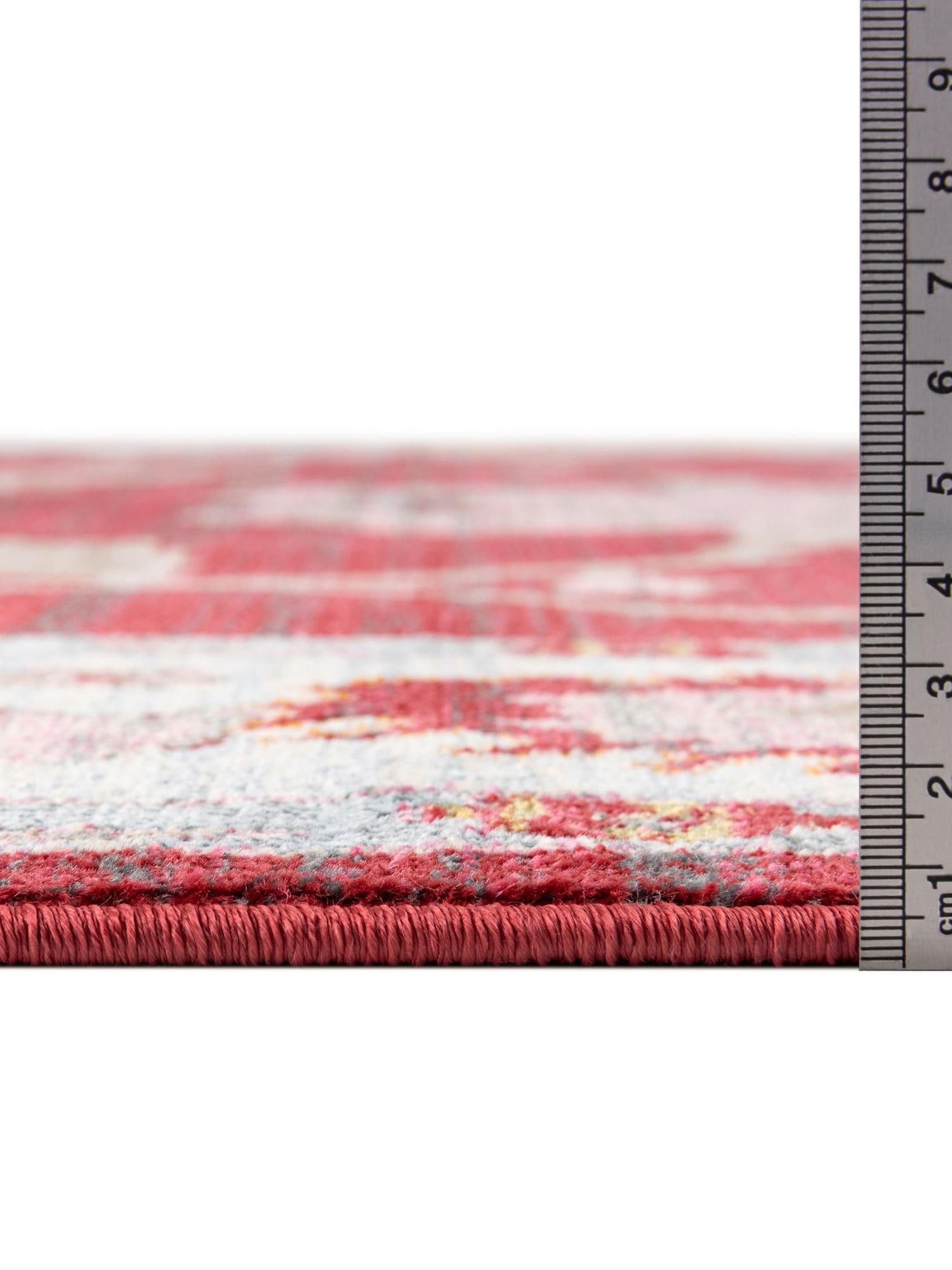 Red 8' 2 x 8' 2 Paragon Square Area Rug 100% Polypropylene Colorful Vivid Boho Style Modern Carpet for Unique Interiors for Sale at Rug Engine