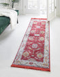Red 2' 7 x 10' Paragon Runner Area Rug 100% Polypropylene Colorful Vivid Boho Style Modern Carpet for Unique Interiors for Sale at Rug Engine