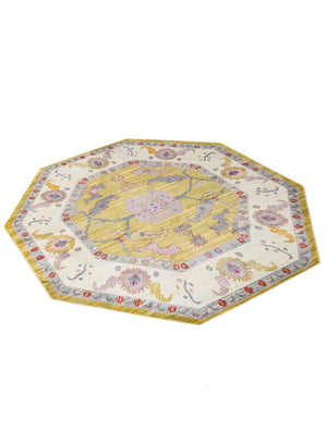 Green 8' 2 x 8' 2 Paragon Octagon Area Rug 100% Polypropylene Colorful Vivid Boho Style Modern Carpet for Unique Interiors for Sale at Rug Engine