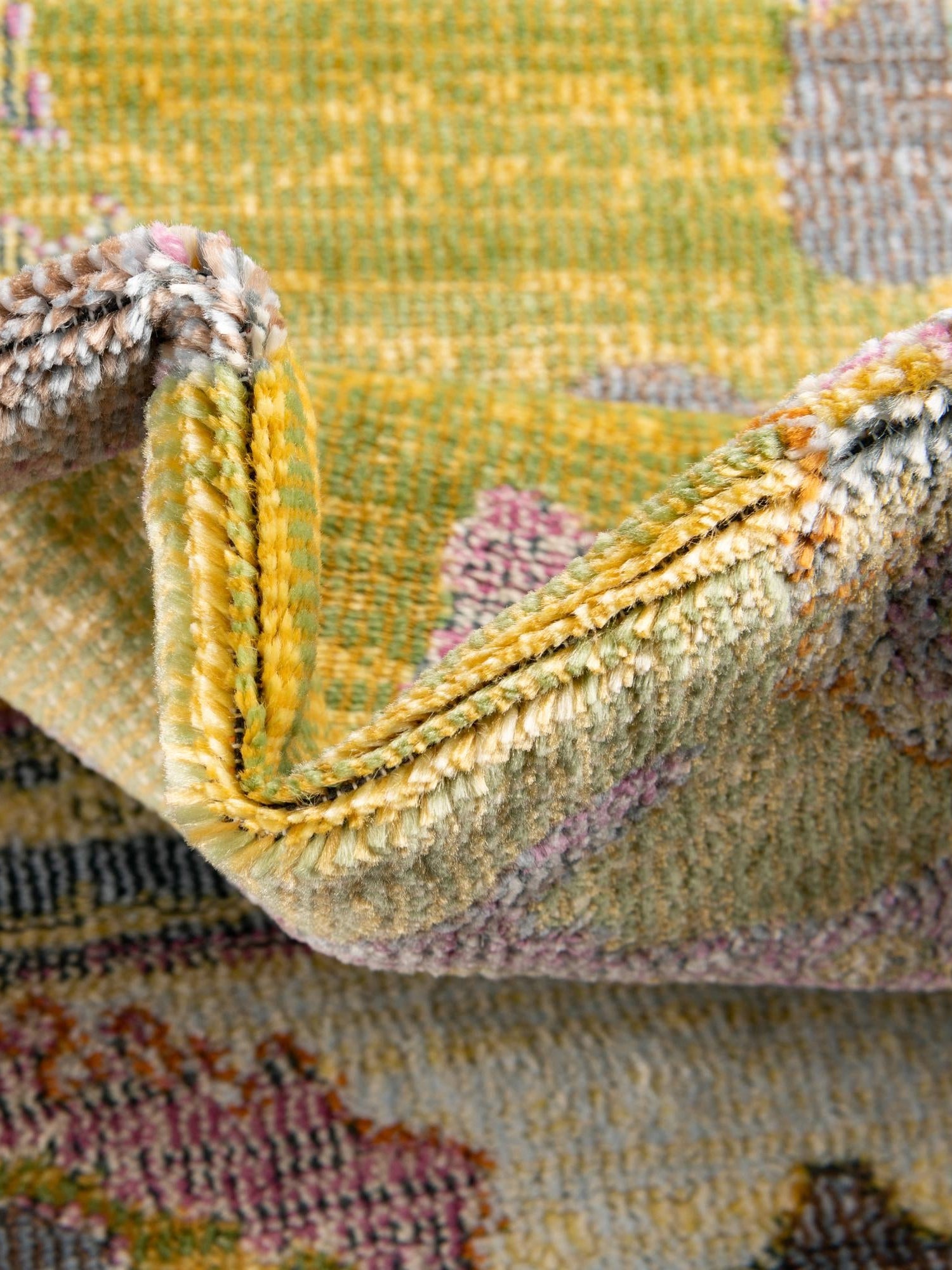 Green 6' x 6' Paragon Octagon Area Rug 100% Polypropylene Colorful Vivid Boho Style Modern Carpet for Unique Interiors for Sale at Rug Engine