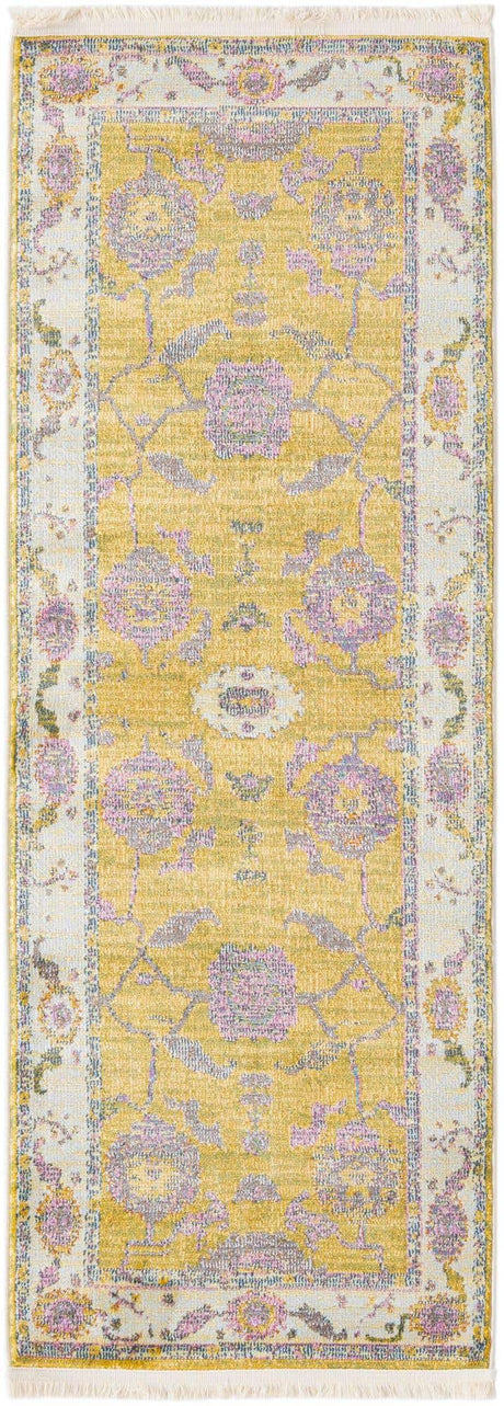 Green 2' 2 x 6' Paragon Runner Area Rug 100% Polypropylene Colorful Vivid Boho Style Modern Carpet for Unique Interiors for Sale at Rug Engine